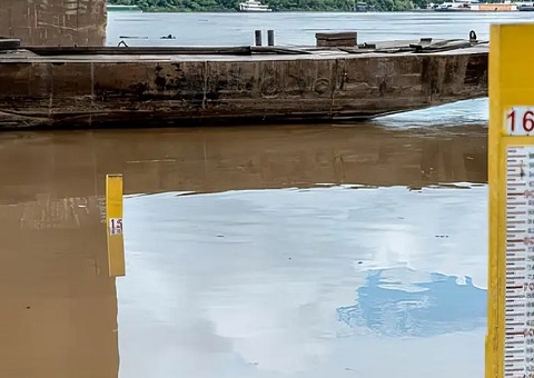 Nível do Rio Madeira cai 35 cm e atinge cota mínima