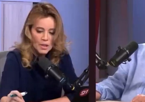 Natuza Nery se irrita com Datena durante entrevista ao G1: 'Não deixa a mulher falar'