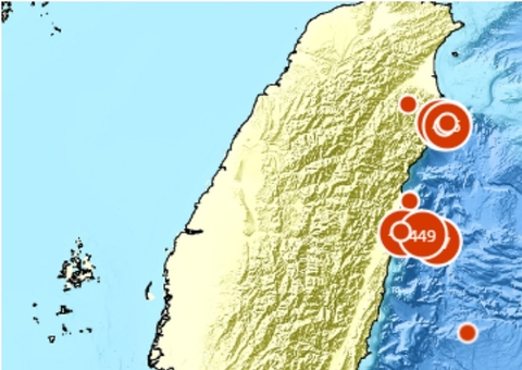 Terremoto de magnitude 6,3 abala Taiwan