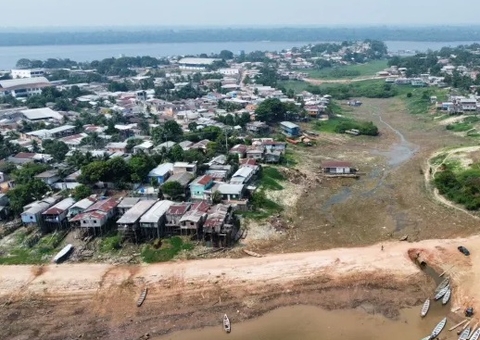 Tefé declara situação de emergência devido à seca no Amazonas