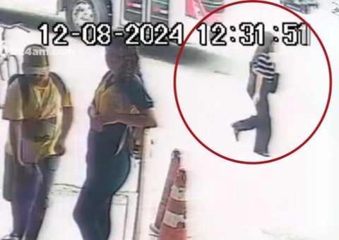 Vídeo mostra momento em que mulher é atropelada por ônibus no T2