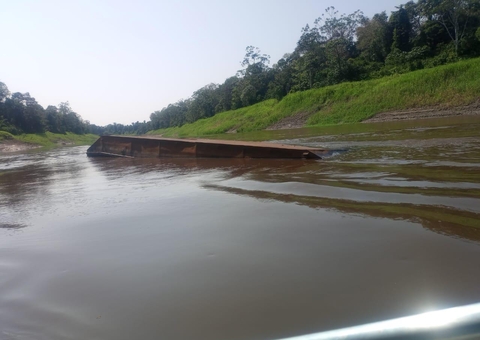 Garimpeiros morrem após draga e barco naufragarem no interior do Amazonas