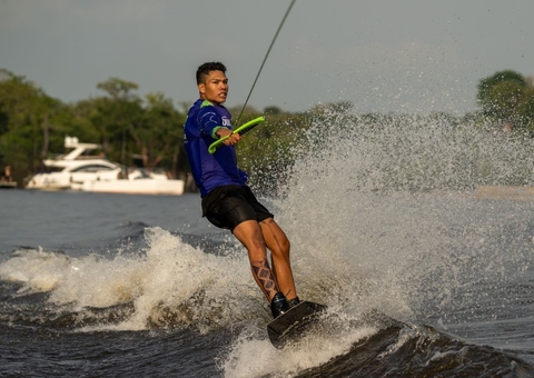Amazonense Jajá do Wake é vice-campeão em competição nacional de wakeboard
