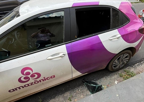 Criminoso quebra carro de reportagem e rouba R$ 60 mil em equipamentos da Rede Amazônica