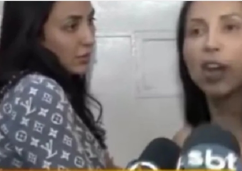 Irmãs de Deolane Bezerra fazem confusão com repórteres na porta de presídio