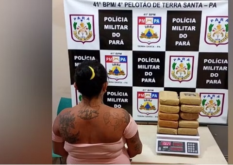 Amazonense é presa ao desembarcar no Pará com mais de 10 kg de drogas 