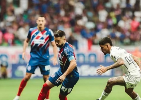 Bahia supera Atlético-MG sem dificuldade e entra no G6 do Brasileiro