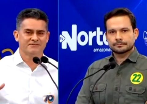 David Almeida critica Alberto Neto durante debate do 2º turno