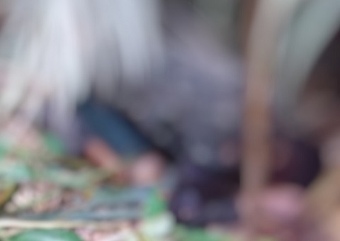 Ajoelhado, homem é encontrado morto no Ramal Água Branca