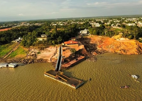 Dono do terreno do porto é notificado após desmoronamento em Manacapuru