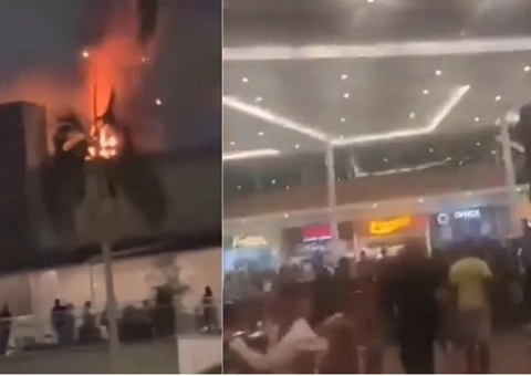 Incêndio no Burger King gera pânico em shopping no Rio de Janeiro