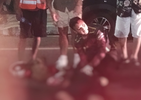 Criança de 10 anos é atropelada após correr atrás de 'papagaio' no Alvorada