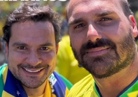 Eduardo Bolsonaro vem a Manaus para comício de Alberto Neto