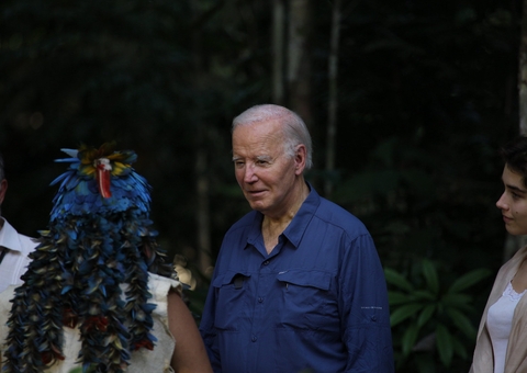 Em Manaus, Joe Biden anuncia investimentos para preservar a Amazônia
