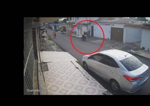 Criminoso encurrala duas mulheres durante assalto na Cidade Nova; vídeo