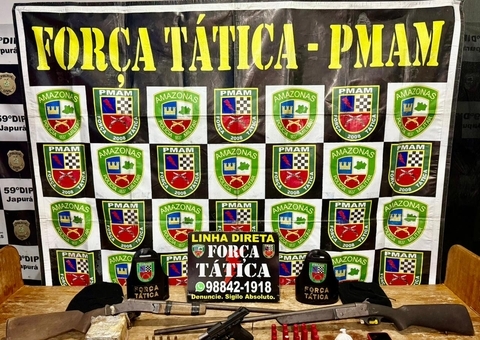 Suspeito é preso após vender arma para homem ameaçar mulher de morte em Japurá