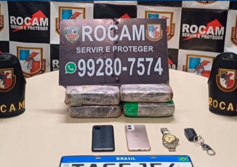 Motorista de aplicativo é preso com 4 tabletes de drogas no Parque 10