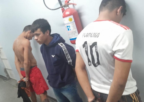 Três foragidos são presos pela Rocam no Campo Dourado