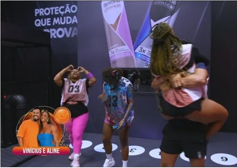 Aline e Vinicius vencem a primeira prova do líder no BBB25