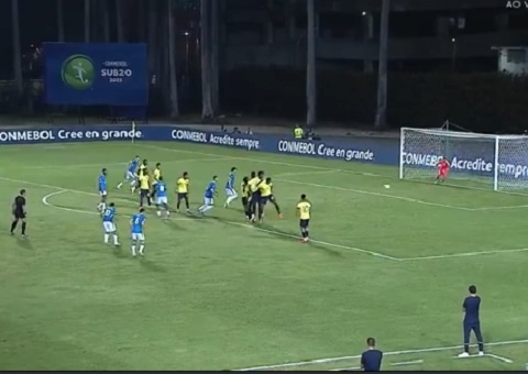 Brasil vence Equador em noite dramática e se classifica no Sul-Americano sub-20