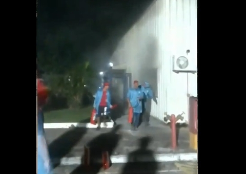 Princípio de incêndio atinge fábrica do Distrito Industrial