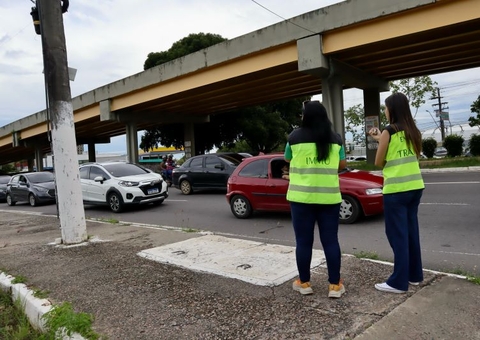 IMMU faz pesquisa sobre fluxo de veículos na avenida Mário Ypiranga
