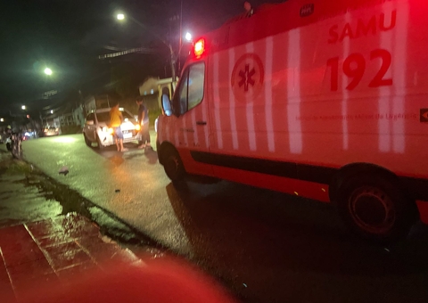 Deficiente visual é atropelado ao tentar atravessar a rua na Cidade Nova