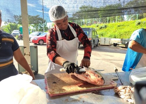 Feirão do Pescado: mais de 12 toneladas de peixes são vendidas no 2º dia