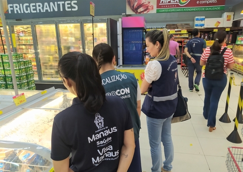 Supermercados são fiscalizados em Manaus 
