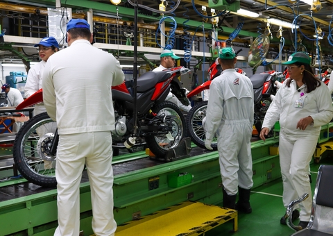 Exportações de motos para Argentina impulsionam comércio exterior do Amazonas