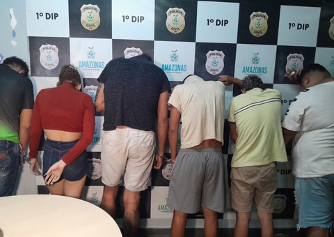 Grupo é preso suspeito de roubar celulares em show na Arena da Amazônia
