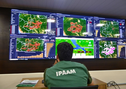 Ipaam registra queda de 52,46% no desmatamento e 64,72% nos focos de calor 