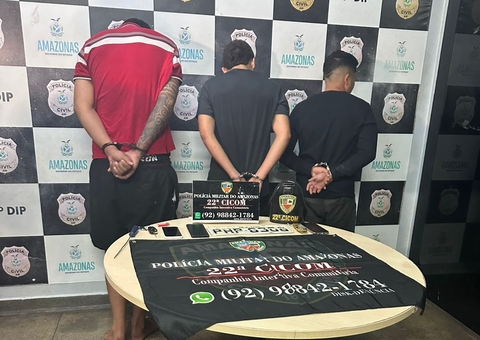 Trio é preso suspeito de usar 'chapolin' em furto de veículos durante arraial do Parque 10