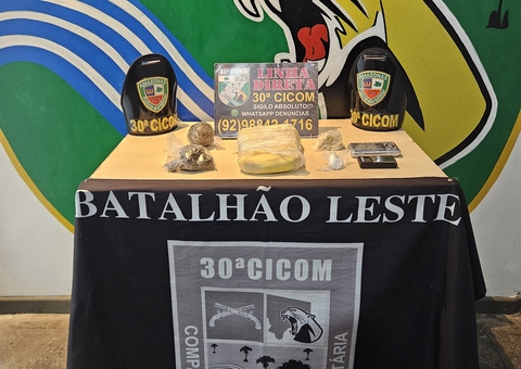 Polícia apreende drogas após denúncia anônima na comunidade Santa Inês