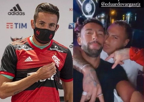 Isla desfalca Flamengo por sintomas de gripe e posta foto em balada