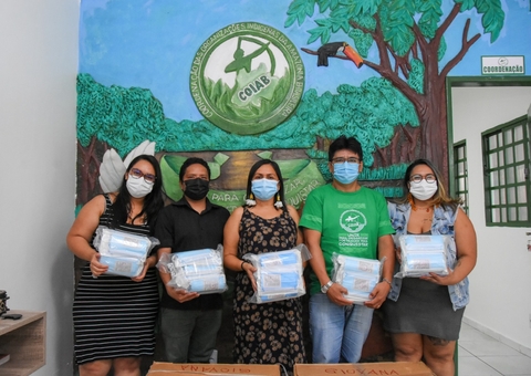 Fiocruz doa 27 mil máscaras para comunidades indígenas do Amazonas