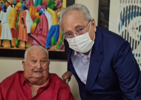 Amazonino posta foto do último encontro com Saul Benchimol, fundador da Bemol e Fogás