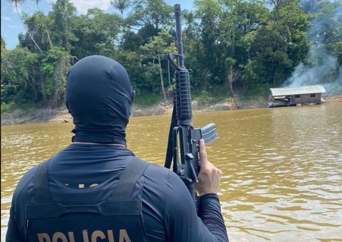 PF destrói 39 dragas e causa prejuízo de R$ 26 milhões ao garimpo ilegal no Amazonas