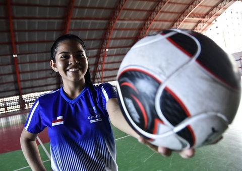 JUBs: Unopar Parintins vence UEA Manaus na segunda rodada estadual de futsal feminino