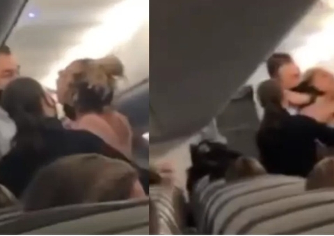 Sem máscara, mulher é detida pela PF após barraco em voo da Azul