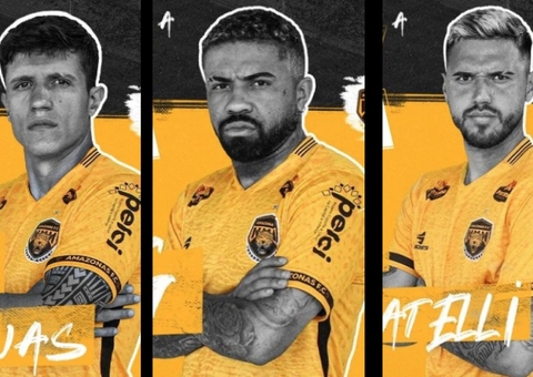 Amazonas FC anuncia contratação de zagueiro, meio-campista e atacante