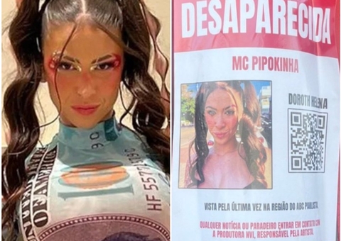 MC Pipokinha é dada como desaparecida após show e gera revolta