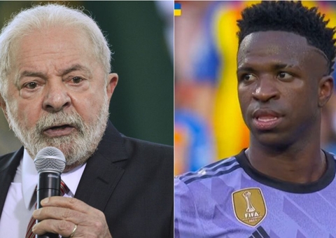 Lula pede 'sérias providências' diante de xingamentos racistas contra Vinicius Junior