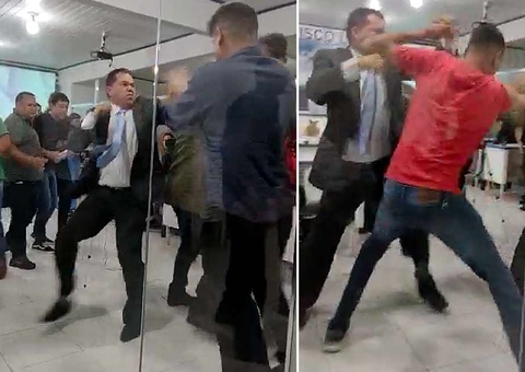Vídeo: Vereadores trocam socos durante briga generalizada em Câmara Municipal no Amazonas 