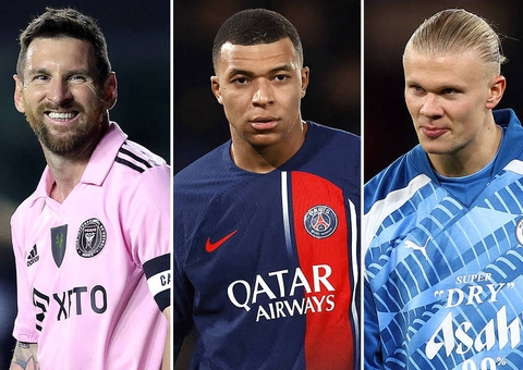 Messi, Mbappé e Haaland são os finalistas do prêmio The Best da Fifa
