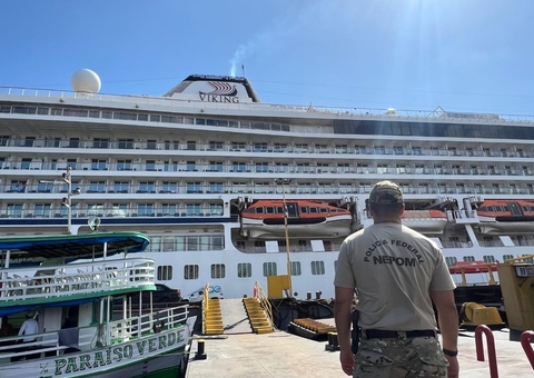 PF fiscaliza Porto de Manaus durante alta temporada de cruzeiros