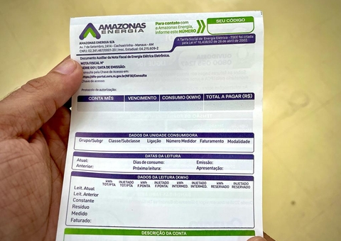 Conta de energia vai ficar mais cara no Amazonas