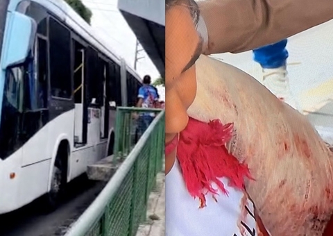 Passageiros são esfaqueados durante assalto a ônibus 652 em Manaus