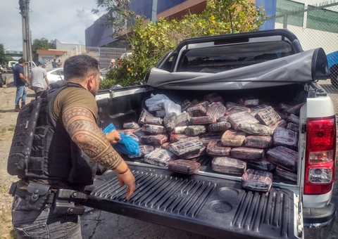 Motorista e mais dois são presos com 250 kg de drogas escondidas em caminhão em Manaus