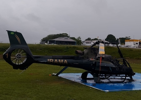 PF prende suspeitos de incendiarem helicópteros do Ibama em Manaus